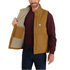 Carhartt Men's Mock-Neck Sherpa-Lined Vest