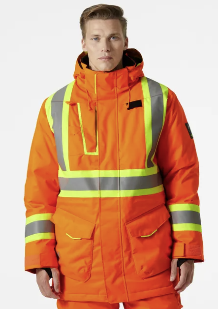 H/H Mens Alna Hi-Vis Polar Parka CSA