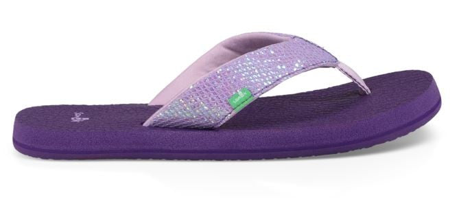 Sanuk Kids Yoga Glitter Flip Flop