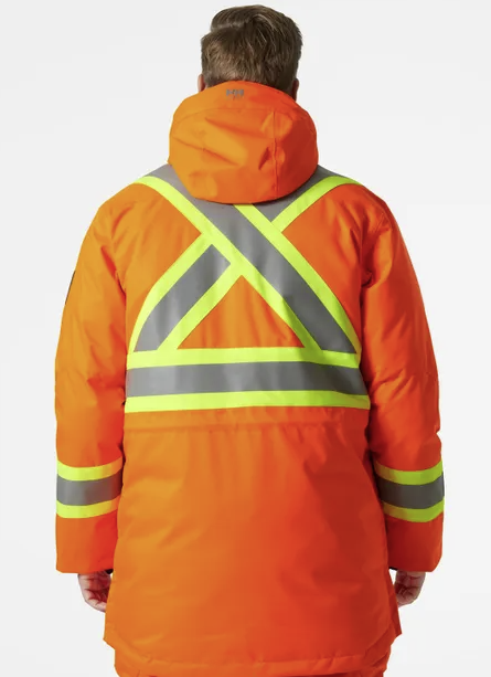 H/H Mens Alna Hi-Vis Polar Parka CSA