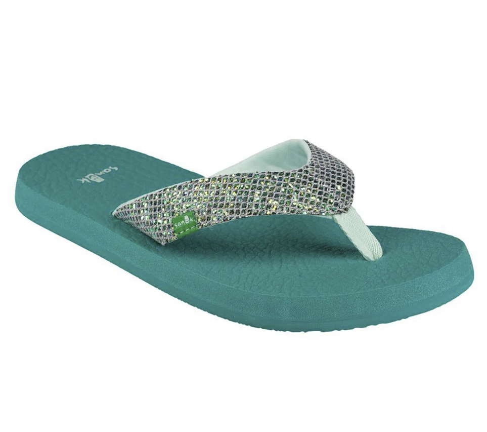 Sanuk Kids Yoga Glitter Flip Flop