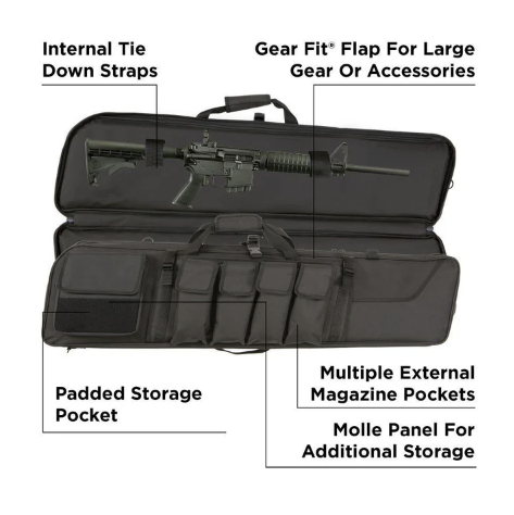 Tac-Six 44" Operator Gear-Fit Tactical Rifle Case