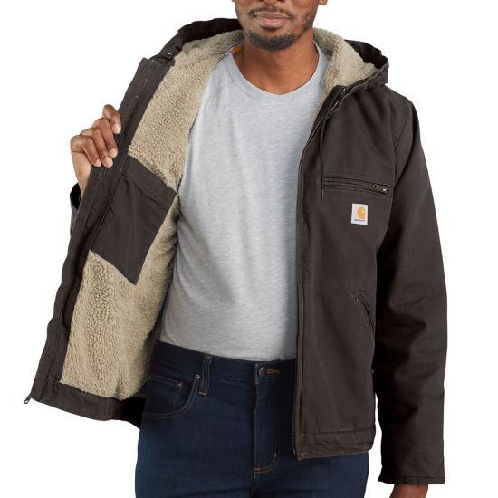 Carhartt Mens Sherpa Lined Jacket