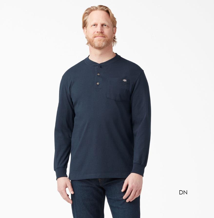 Dickies Mens Henley Shirt