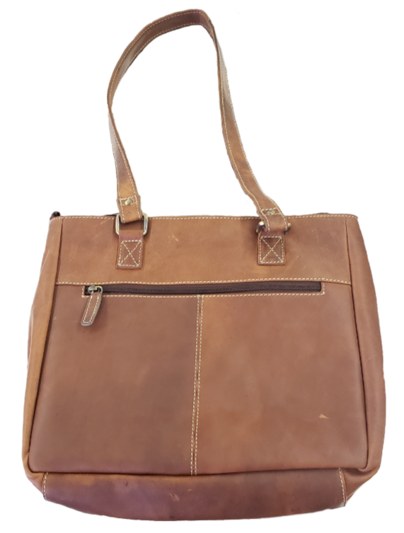 Rugged Earth Leather Hand Bag