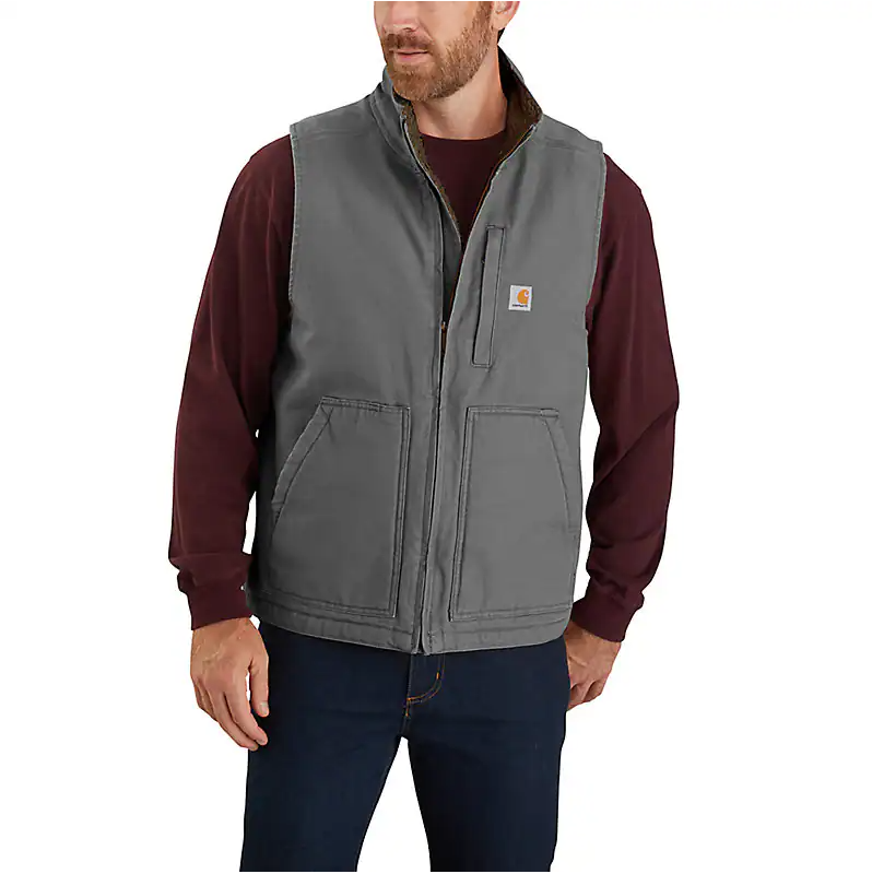 Carhartt Men's Mock-Neck Sherpa-Lined Vest