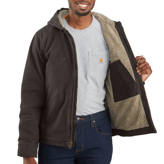 Carhartt Mens Sherpa Lined Jacket