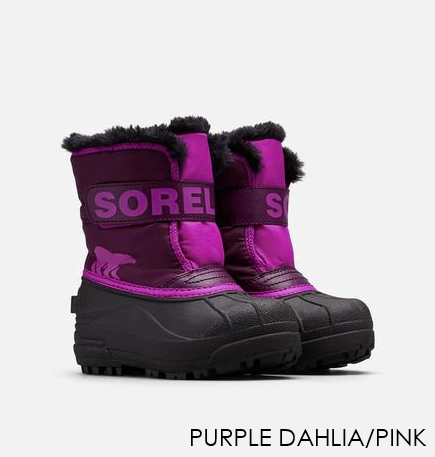 Sorel Snow Commander Boots Children's Size 8-11