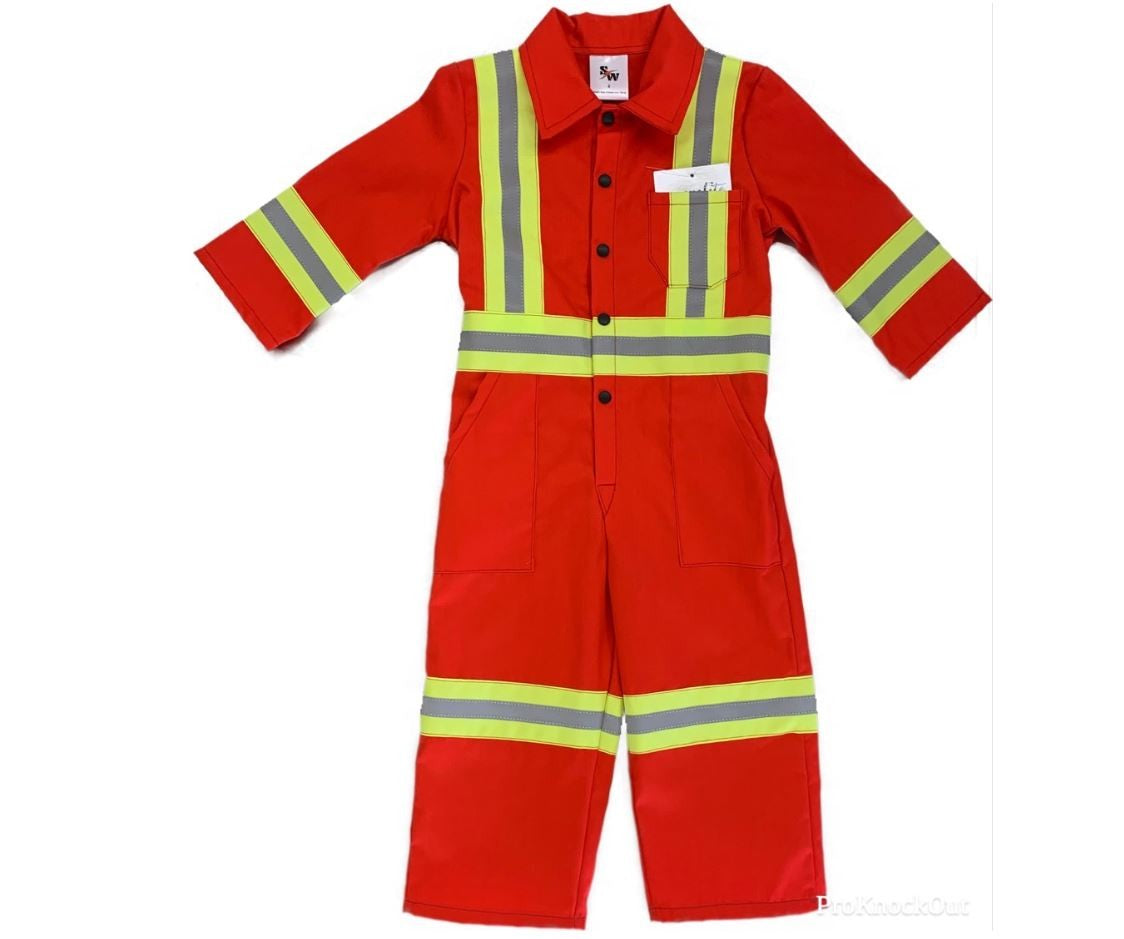 Sew-Wear Kid's Coveralls W/Stripes