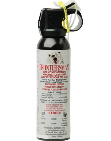 Frontiersman Bear Spray with Glow-in-the-Dark Safety Wedge