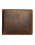 Rugged Earth Leather Bi Fold Wallet