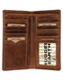 Rugged Earth Leather Bi Fold Wallet