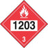 Gasoline 1203 Sticker: Hazard Level 3